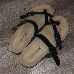 Women’s Black Birkenstock look a-likes